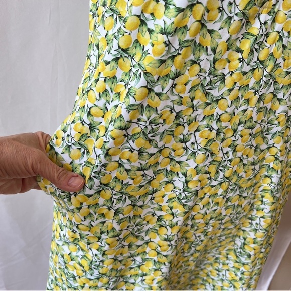 J MCLAUGHLIN YANNA DRESS S CATALINA CLOTH LEMON PRINT 1/4 ZIP POLO SUMMER NWOT - Picture 7 of 12